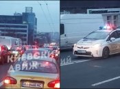 Из-за аварии на Шулявке образовалась огромная пробка – почти от одной станции метро до другой