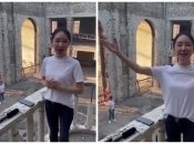 Оперная певица Ван-Фан из Китая спела "Катюшу" в Мариуполе