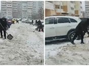 У Москві сильний снігопад