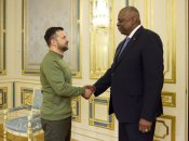 Президент України Володимир Зеленський та голова Пентагону Ллойд Остін