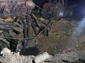 Место падения ракеты