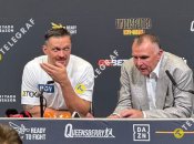 После боя состоялась пресс-конференция с Александром Усиком