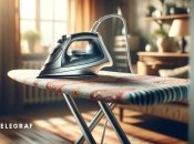 Используйте дистиллированную воду или фильтрованную воду во время глажки (фото создано с помощью ИИ)