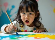Дитина малює