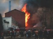 Горящий военкомат в рф