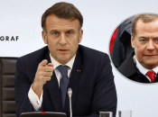 Эммануэль Макрон и Дмитрий Медведев