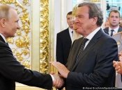 Герхард Шредер и владимир путин