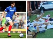 Викинув речі через вікно: футболіст помстився дружині за зраду (відео)