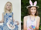 Поделки из бумажных тарелок к Пасхе: пасхальная корзинка и уши кролика для детей