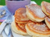 Пикантные оладьи с бананами