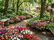 Бальзаміни будуть цвісти все літо в тіні