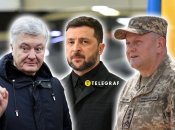 Порошенко, Зеленский и Залужный - три главных кандидата на выборы