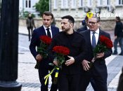 Макрон, Зеленский и Стармер в Киеве