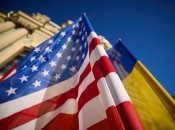 Флаги США и Украины