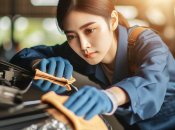 Чистка фар автомобиля