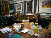 Владимир Зеленский и Ольга Решетилова