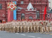Никита Нагорный возглавлял колонну Юнармии  на военном параде в Москве