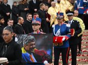 Похороны Мирчи Луческу в Бухаресте