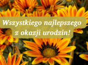 Открытка с днем рождения на польском