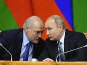 диктатор путин и самопровозглашенный президент РБ лукашенко