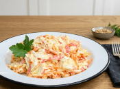 Салат із крабових паличок і моркви по-корейськи