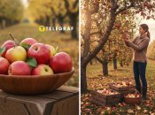 Збирання врожаю яблук зазвичай відбувається у жовтні
