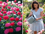 Розы нужно правильно поливать летом для пышного цветения