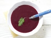 Сливовое пюре с черникой и шпинатом для грудничка (Рецепт)