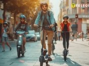 Электросамокат – это один из удобных и экологичных способов передвижения, который становится все более популярным в современных городах (фото создано с помощью ИИ)