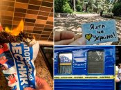 Об оккупированных россиянами городах Украине и миру активисты напоминают по-разному. Фотоколлаж "Телеграфа".