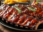 Ребра в соусе барбекю получаются невероятно нежные и вкусные (изображение создано с помощью ИИ)