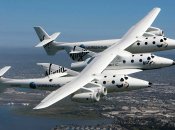SpaceShipTwo поднимает космолет VSS Unity к точке старта