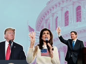 Рон ДеСантіс (праворуч) підтримав Трампа