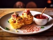 Привычная паста карбонара в необычном исполнении