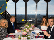 Супруги Макрон и Трамп