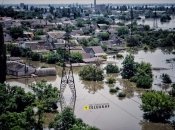 Наслідки затоплення на правому березі Дніпра