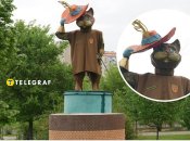 Кот приветствует сумских малышей уже 40 лет