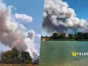 Пожежа біля Дніпра