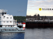 Буксир "Інженер Смирнов" та баржа "Секція-179"