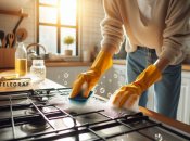 Чистка решетки газовой плиты