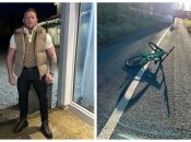 Конор ехал на велосипеде