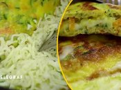 Омлет з кабачком та сиром