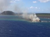 Утворення нового острова зняли на відео