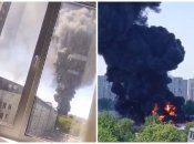 Пожар в москве