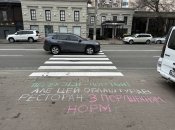 Скандальный переход без островка безопасности на Сечевых Стрельцах