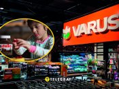 Девочка с "Нутеллой", супермаркет "Варус"