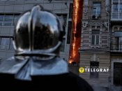 Пожар в больнице в Киеве