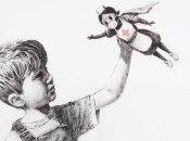 Бетмен-на смітнику, медсестра-супергерой: нове графіті від Бенксі (Фото)