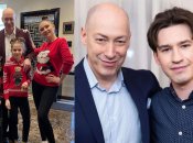 Дмитро Гордон з дітьми