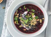 Крем-суп из свеклы и фасоли